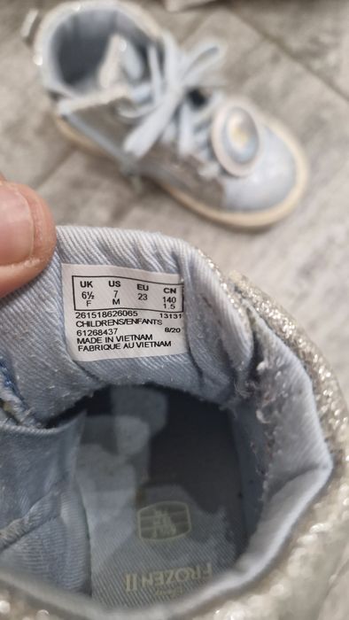 Детски Ботуши за момиче Frozen на Clarks 23 номер