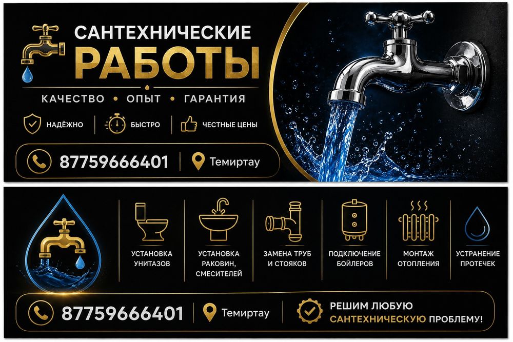 Услуги сантехника 24/7