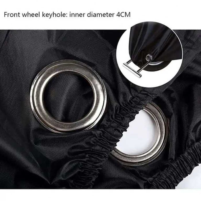 Двуцветно водоустойчиво покривало за мотор L XL XXL XXXL 406016