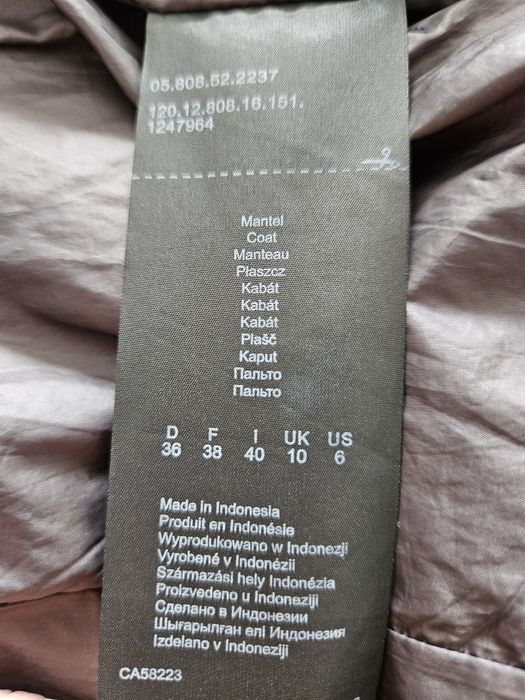 S Oliver Дамски Тъмно синьо пухкаво тънко яке, размер S. Много удобно