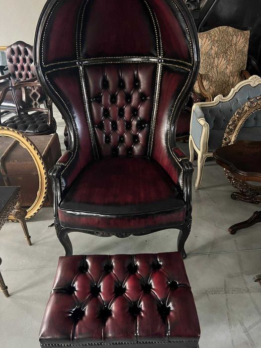 Jilt/Fotoliu baroc+taburet!