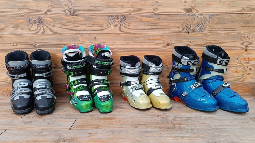 Clapari schiuri de tura second hand, Garmont, Nordica, Scarpa