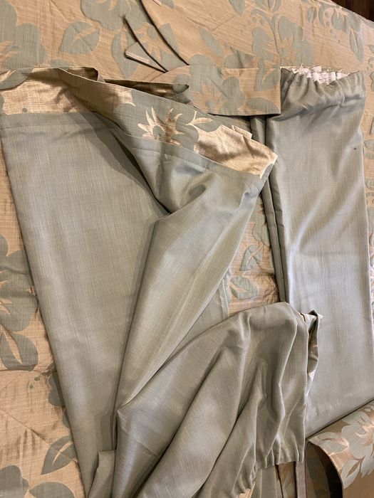 Покрывало и шторы в спальню