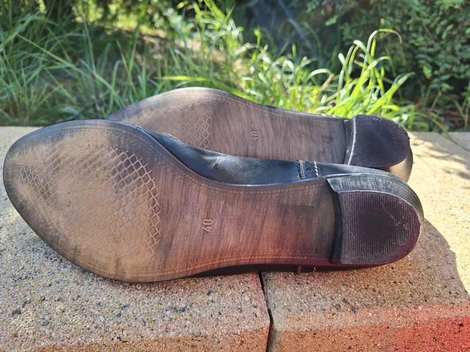 Дамски обувки, кафяви, средновисок ток, 40 номер