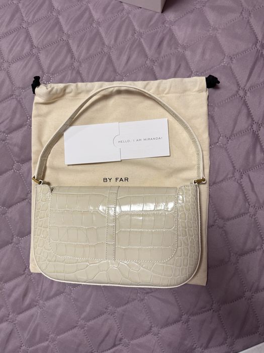 By Far чанта Miranda с кроко ефект - нова
