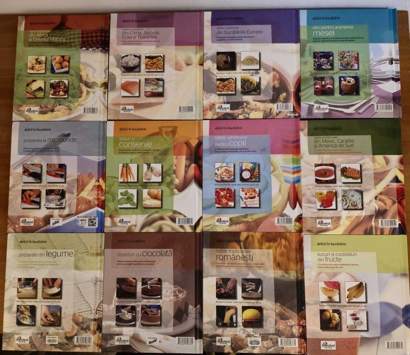Colectia  Delicii in Bucatarie - Adevarul - Completa  (21 de volume)