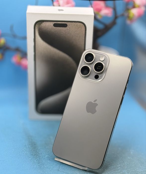 Apple iPhone 15 Pro Max, 256GB, 5G, Natural Titanium