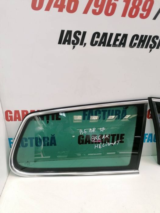 Geam stanga dreapta aripa spate Passat B6 Combi Break cheder Cromat