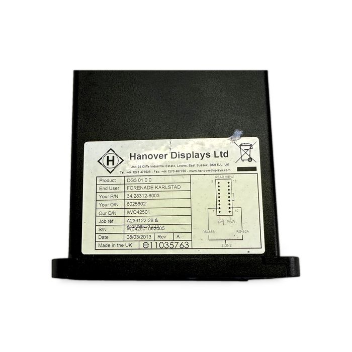 34283126003 Modul de control, Panoul cu numerele de rută de destinație HANOVER DISPLAYS MAN