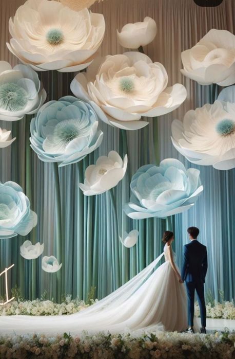 Оформление свадьбы в любом стиле .