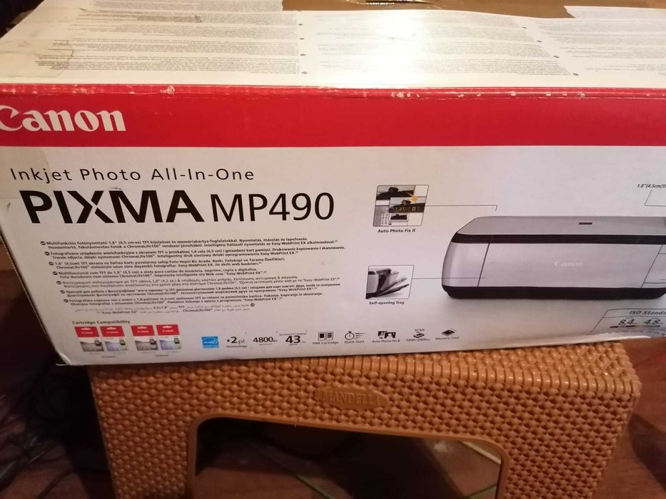 Vand imprimanta foto canon mp 490 noua, sigilata