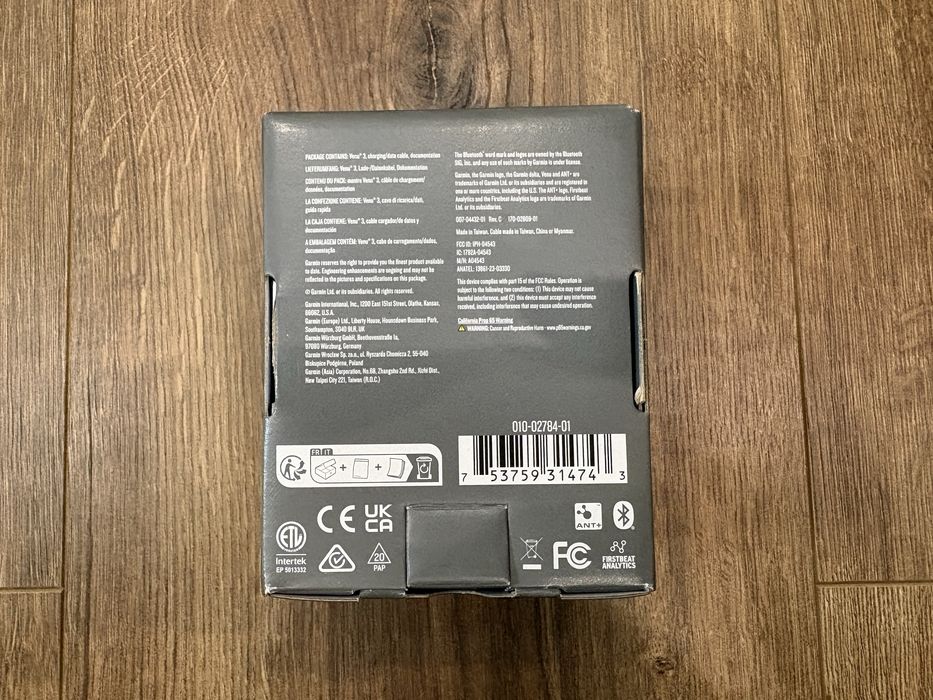 Garmin VENU 3 BLACK 45мм + аксесоари