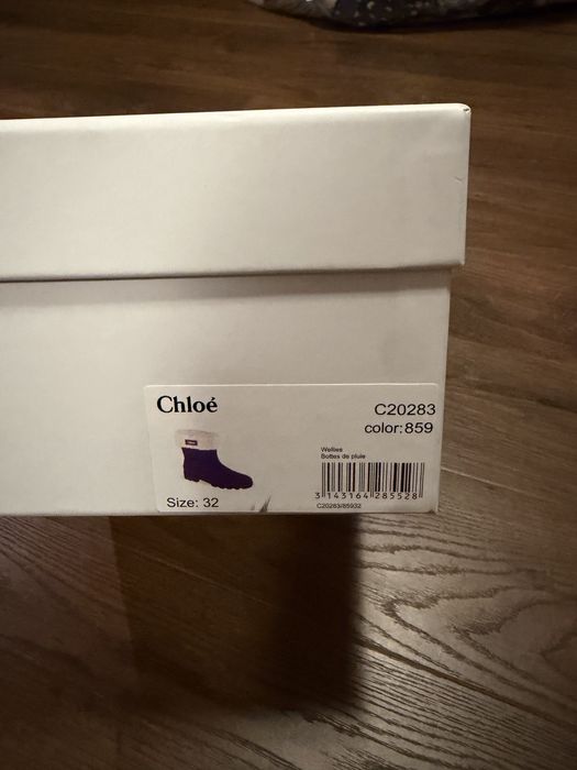 Chloe ботушки гумени 32 размер