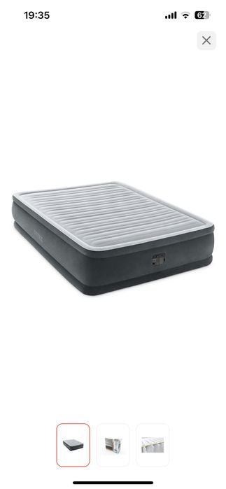 Надувной матрас с встроенным насосом