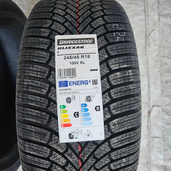 2 Нови зимни гуми 245/45R18 Bridgestone Blizzak 6 Enliten 100V с борд
