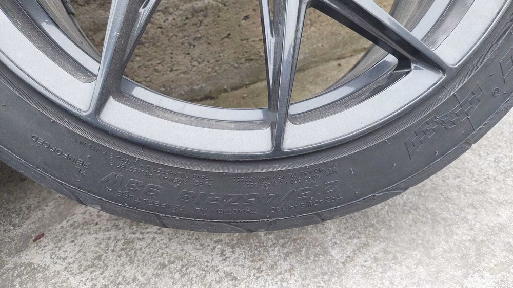 Jante aliaj FORZA WHEELS R18 + anvelope vara 215 45 R18 Ploiesti • OLX.ro