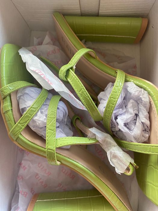 Дамски сандали Raid croc pu green