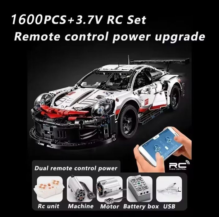 Set tip Lego Porsche 911 RSR 42096, 1580 piese nou in pungi sigilate!