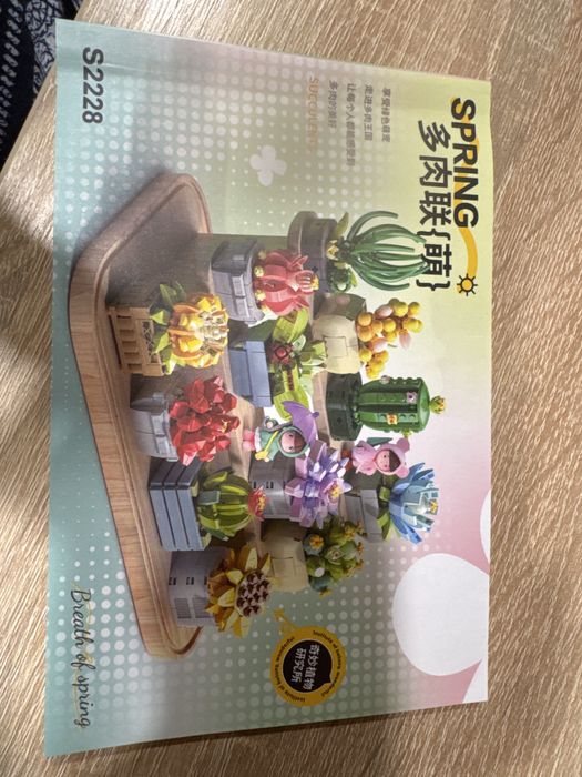 Конструктор цветы суккуленты