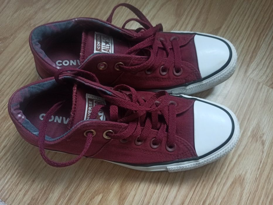 Tenisi Converse rosu caramiziu 38