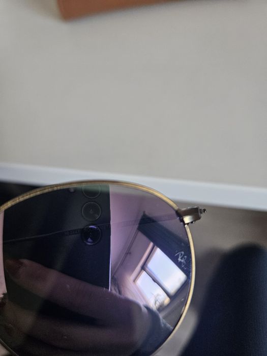 Ochelari Soare Ray-Ban Round Metal RB3447 167/4K lentila oglinda mov