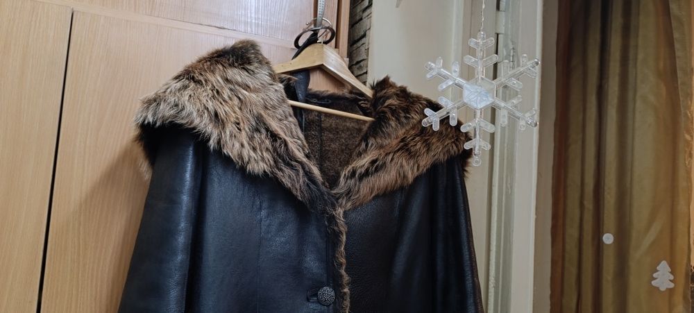 Дублёнка, мех Тоскана, длинная