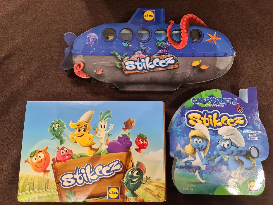 Stikeez 3 броя недовършени