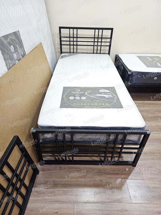 односпальная кровать и Двуспальная, лофт, Kravat, Kalavat, karavot, 90