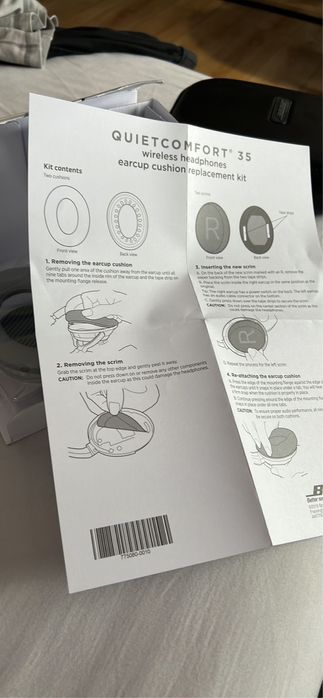 Casti BOSE Wireless(peste urechi) Quietcomfort 35 gri