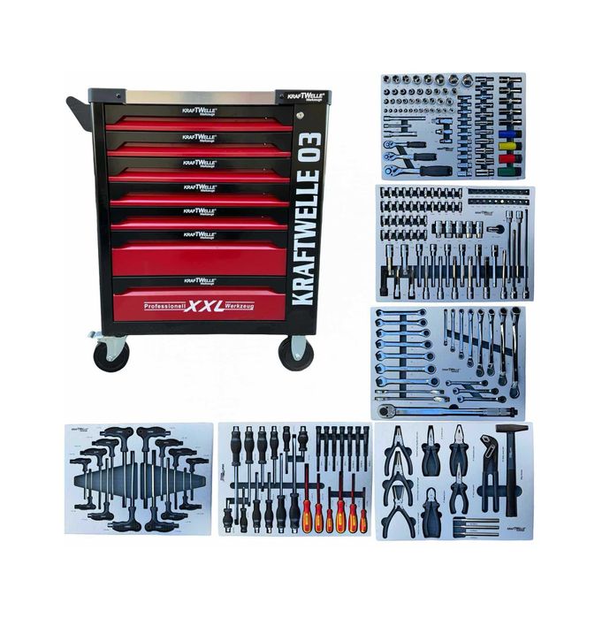 Професионален шкаф за инструменти KRAFTWELLE , XXL-03