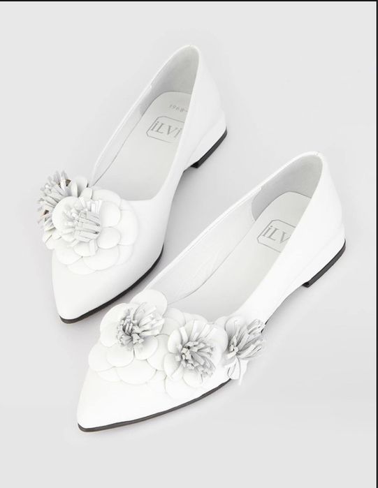 ILVI бренд балетки натуральная кожа