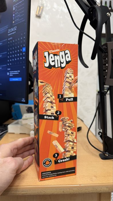 Настольная игра Дженга (Jenga Classic) — 54 блока