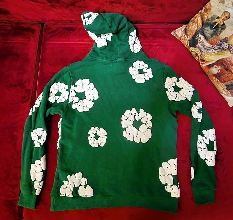 Hanorac Verde Denim Tears masura S (Small) floral