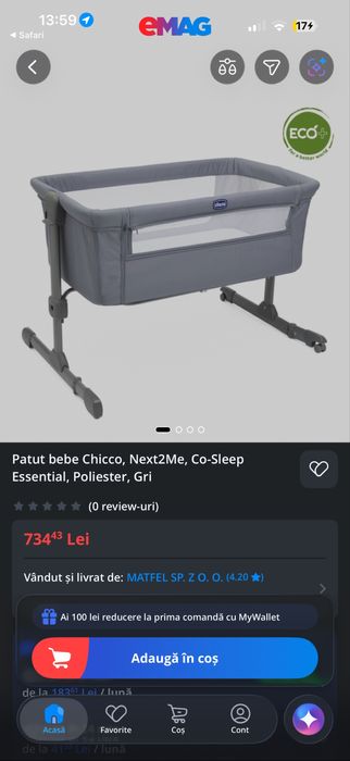 Patut co sleeper Chicco
