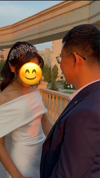 Нежное свадебное платье