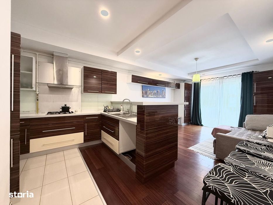 COSMOPOLIS - Apartament cu 2 camere, mobilat si utilat.