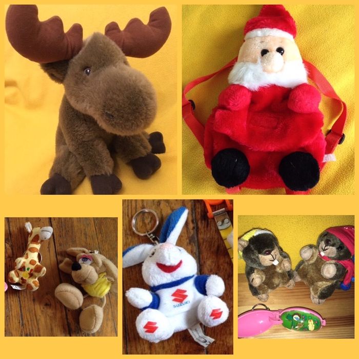 плюшена раничка Дядо Коледа ключодържатели мармоти заек куче