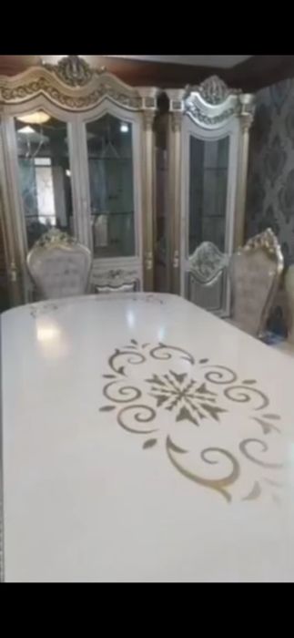 Stol stul 12 kishilik. Gorka 3 bo'limli.стол стул 12 талик. Горка.