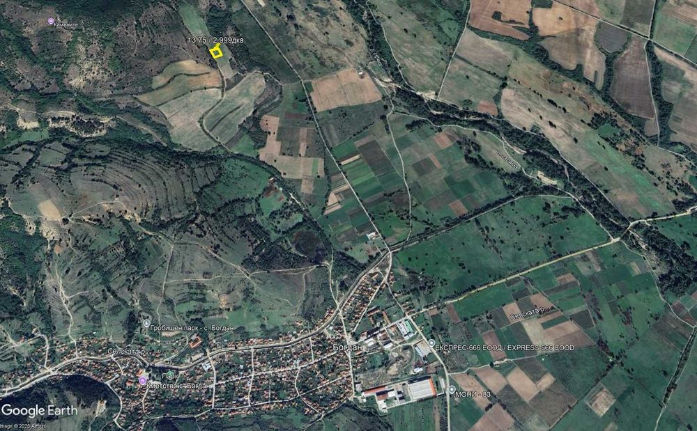 ЗЕМЕДЕЛСКА ЗЕМЯ 3 дка, село Богдан