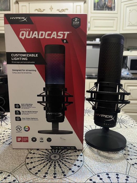 Микрофон HyperX QuadСast S