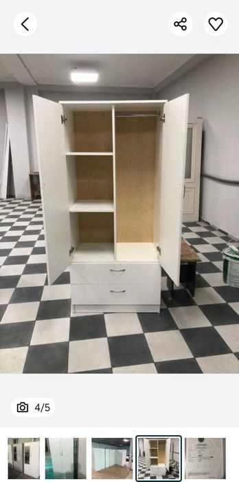 Шкафы 2дверные.Центр шкафов.Скидка до 04.02= 35000,Папанина  Рыскулова