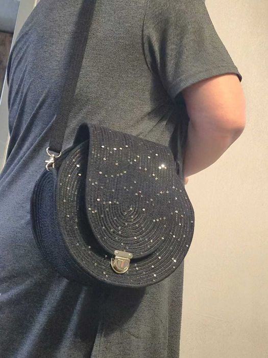 Сумка из х/б шнура ручной работы