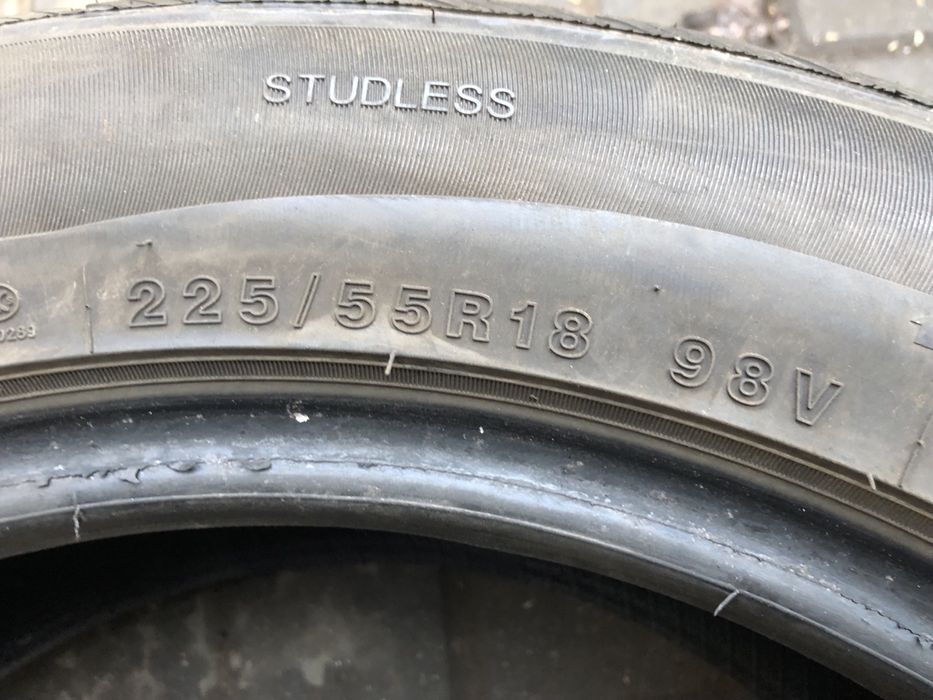 225/55/18 шины б/у из Германии