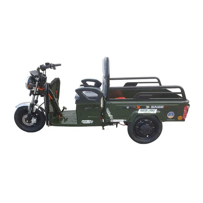 Карго триколка самосвал. Двигател – 1600W Батерия: 60V 20Ah