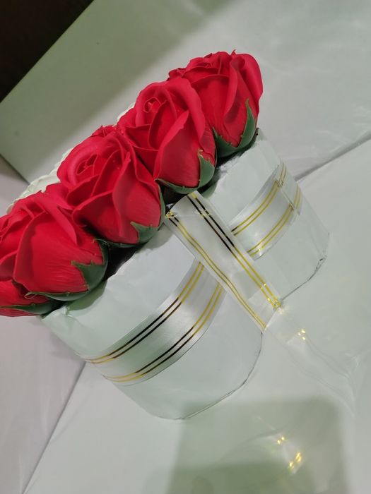 Inima din trandafiri sapun