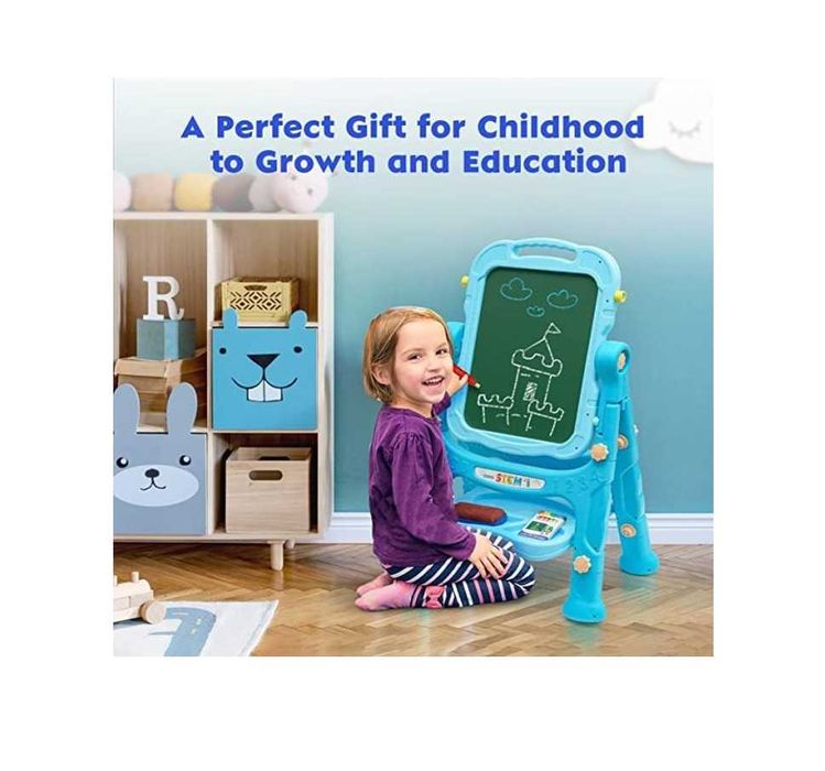 Доска Детский мольберт вращающийся на 360 градус регулируемый по высот