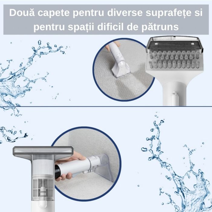 Aspirator Profesional cu Spalare Ryer Carpet Cleaner COMPACT Injectie-Extractie, Putere 9000Pa