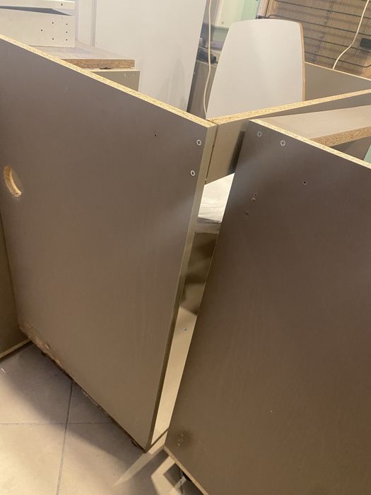 Кухненски шкафове с плот и 2 умивалника