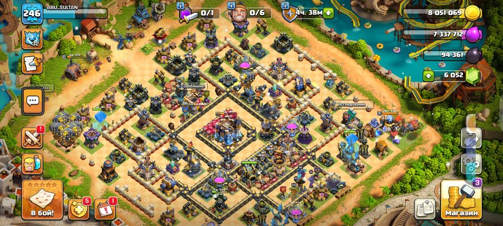 Clash of clans 18 ратуша