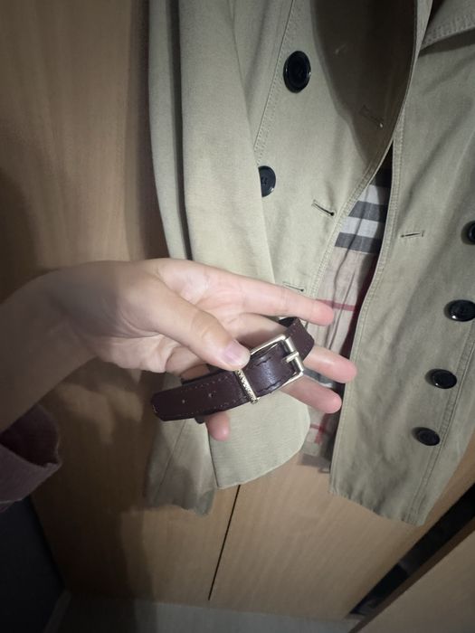 Тренч burberry бежевый